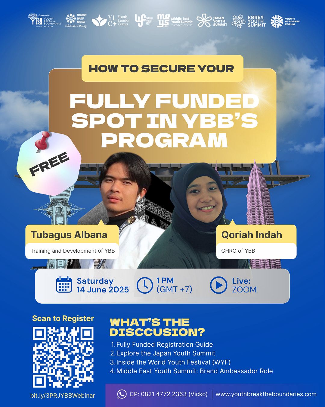 Want to Join an International Youth Program for Free? Join the Webinar “How to Secure Your Fully Funded Spot in YBB’s Program”