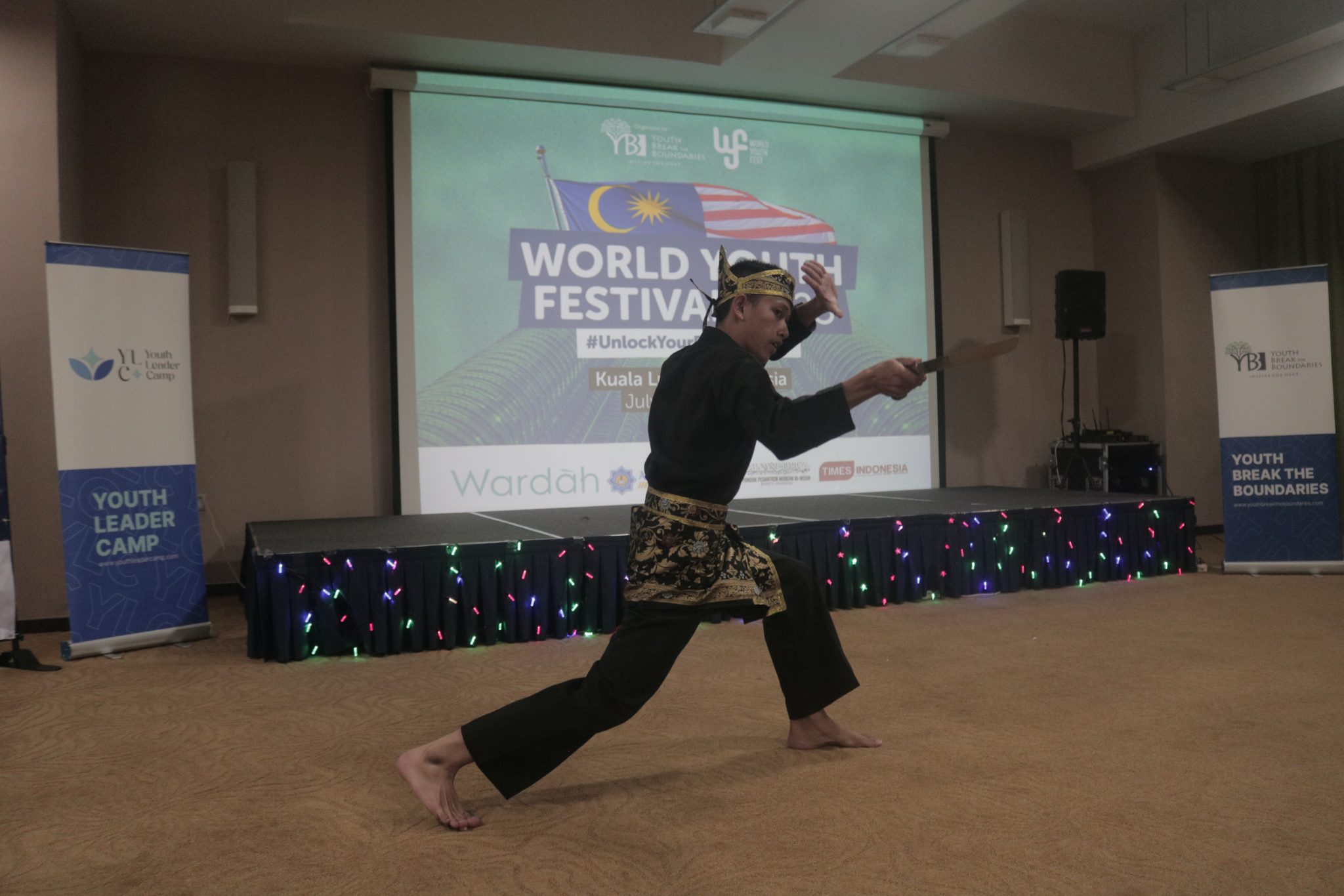 Dazzling Pencak Silat Performance by Al Mizan Modern Islamic Boarding School at the World Youth Festival 2023 Opening Ceremony