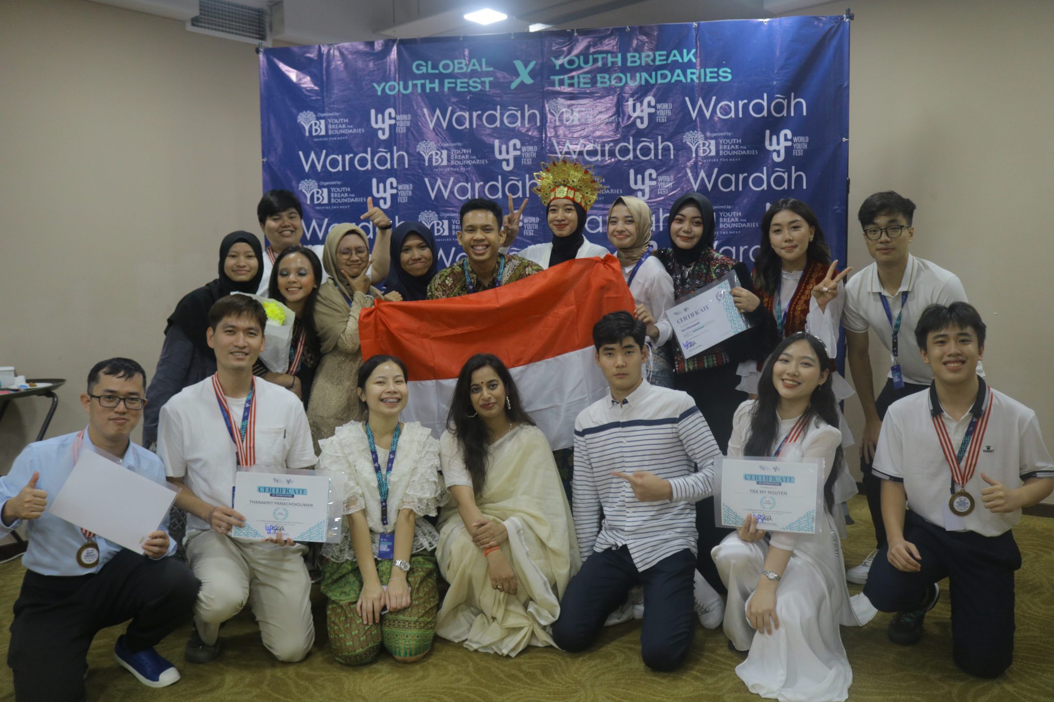Peserta Lomba Bisnis Plan di World Youth Festival Kuala Lumpur, Malaysia