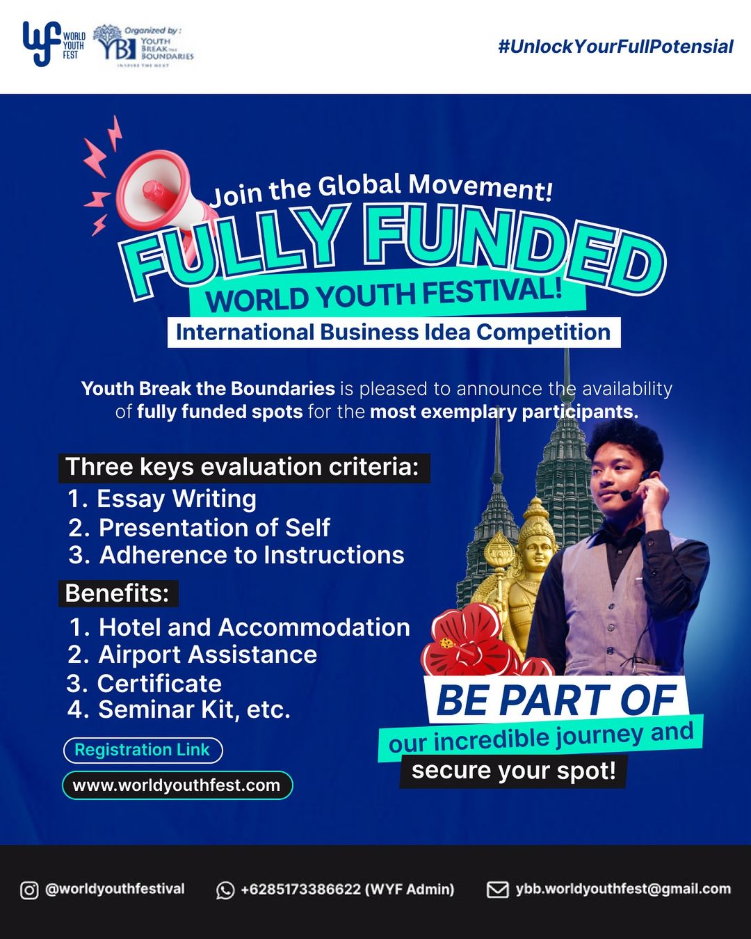 Join the World Youth Festival 2024: Secure Your Fully Funded Spot Now!