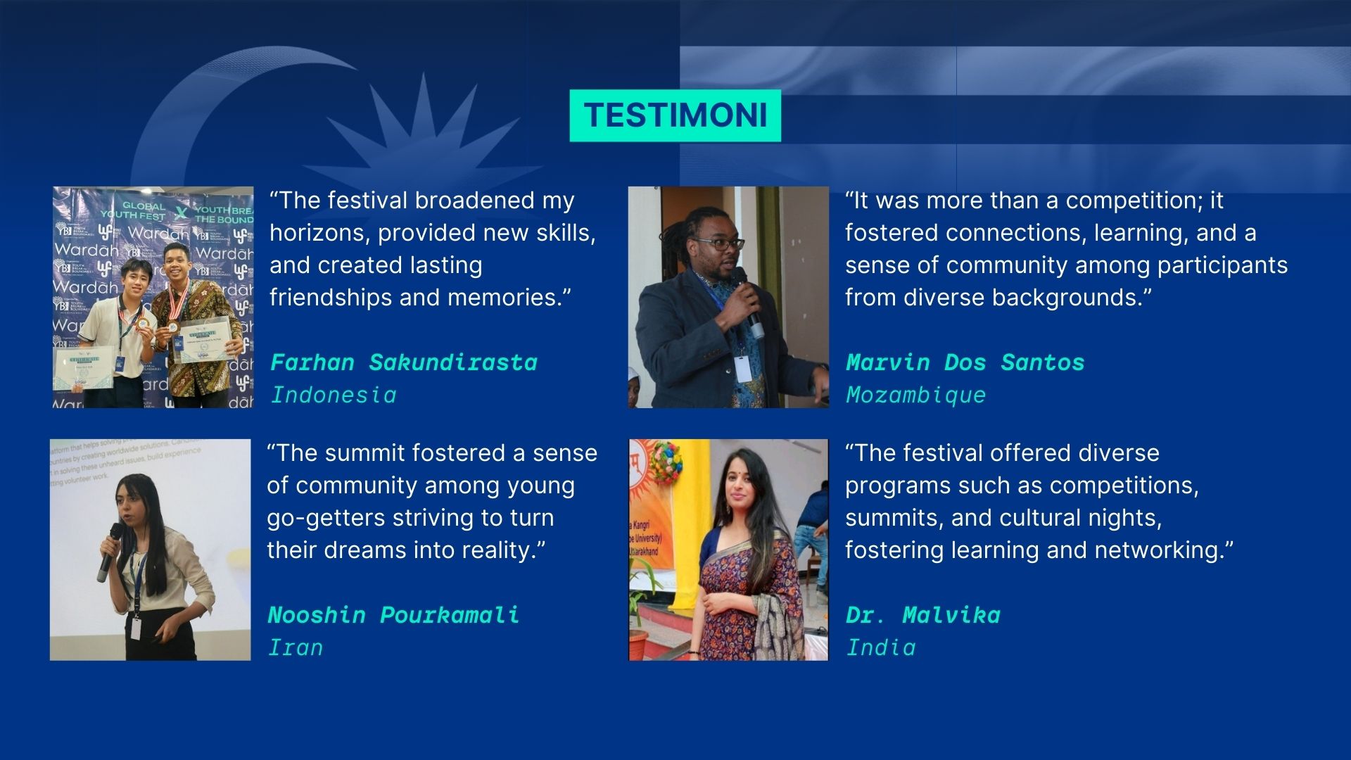 Experience the Best at the World Youth Festival: Hear from Our Participants