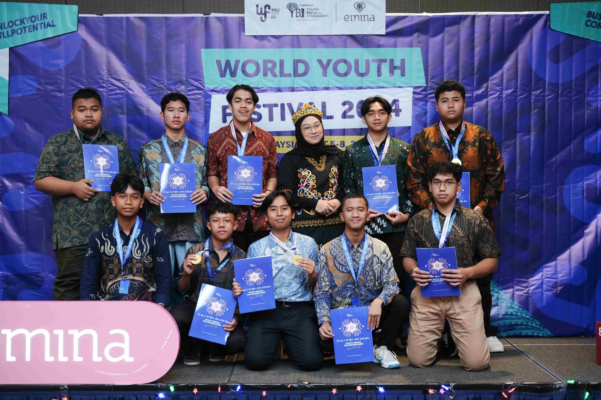 Group 2 from Thursina IIBS Wins “The Most Favorite Group” at World Youth Festival 2024