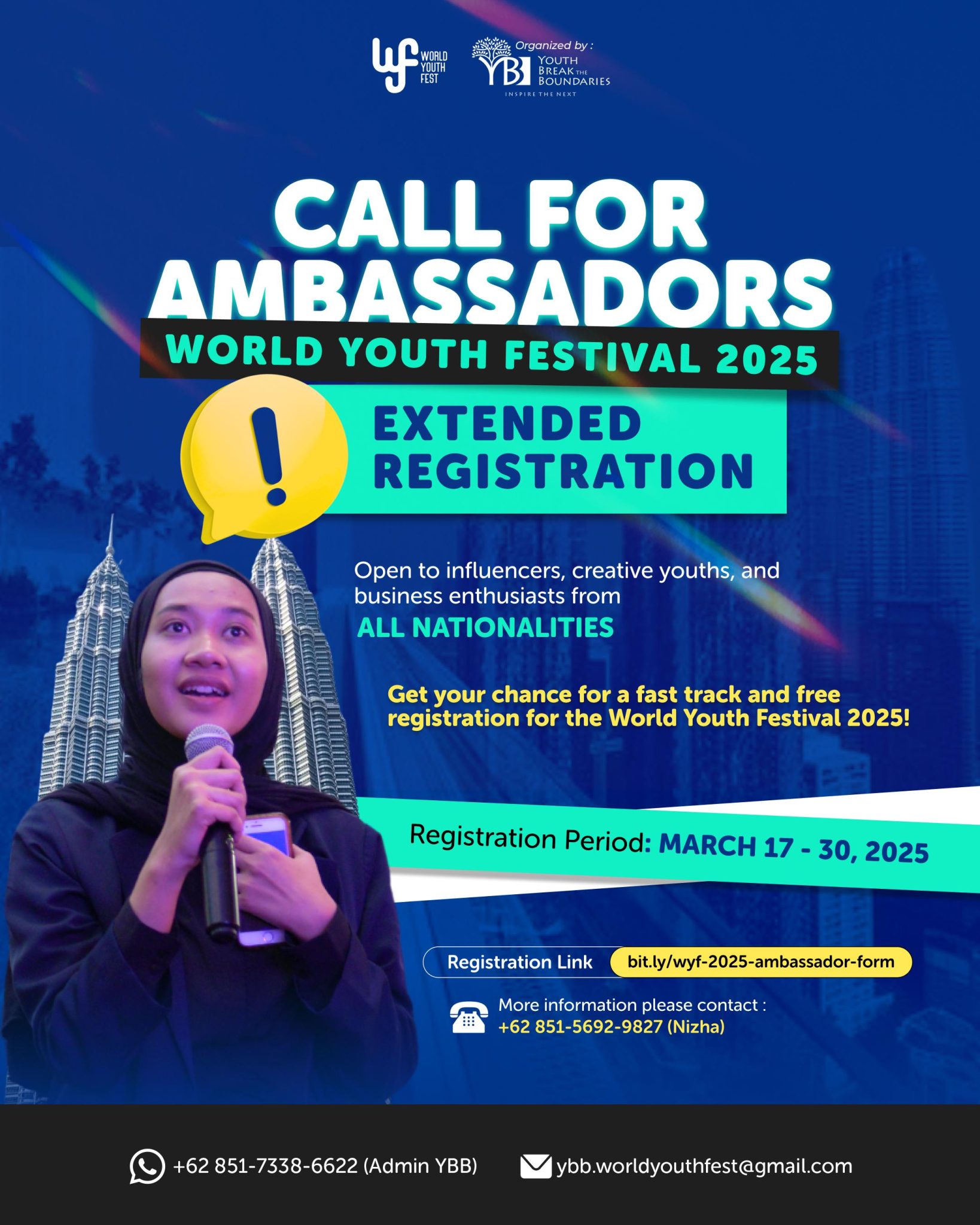 World Youth Festival 2025 Ambassador Registration Extended!