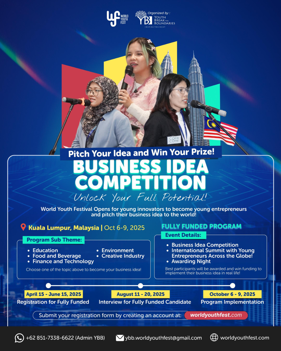 World Youth Festival 2025 Fully Funded Chance to Pitch Your Business Idea in Malaysia