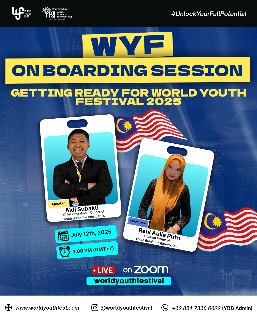 Important Announcement: Onboarding Session for the World Youth Festival 2025!