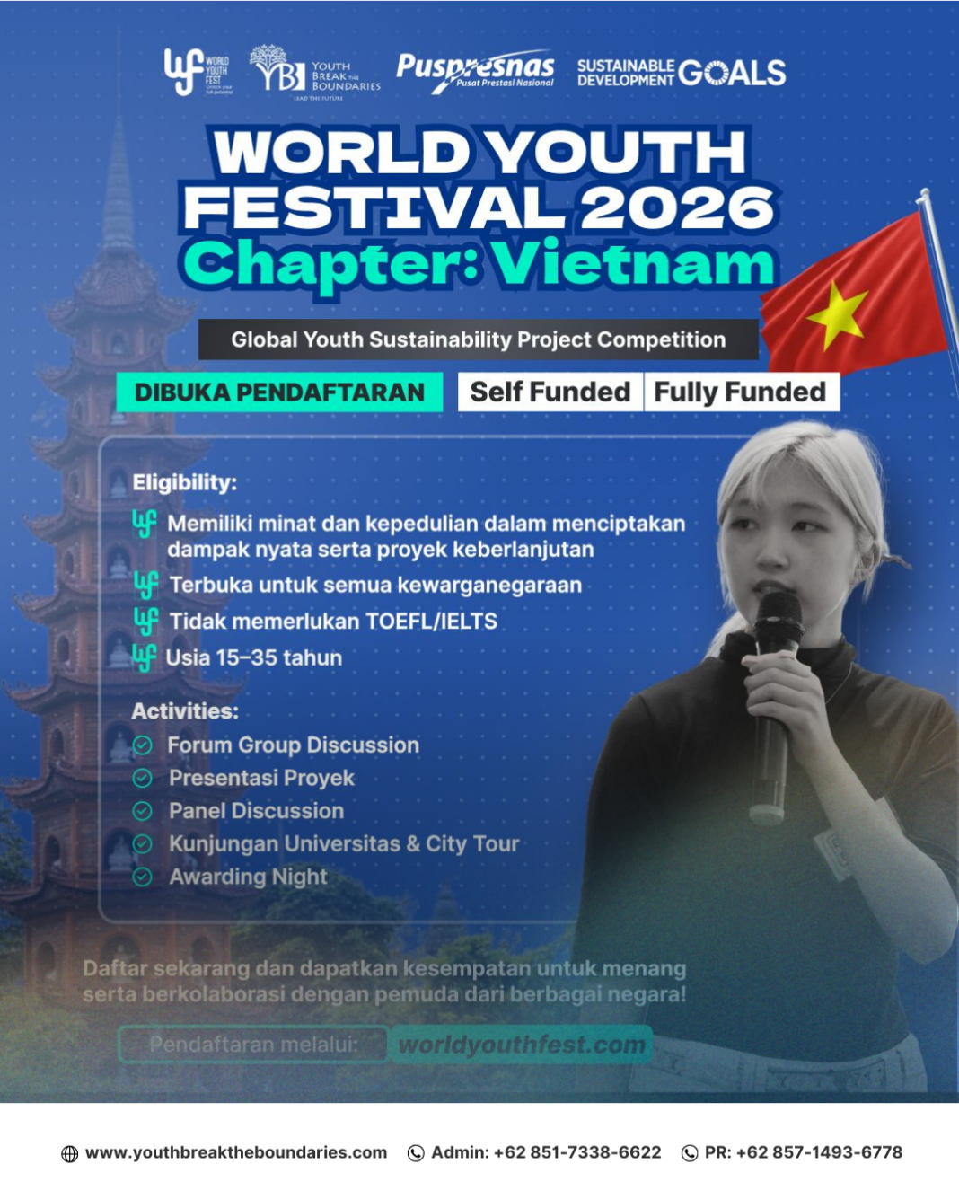 Pendaftaran World Youth Festival 2026: Chapter Vietnam, Resmi Dibuka!